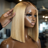 Luxury Virgin Hair Bob Wig — Multi-Lace Options